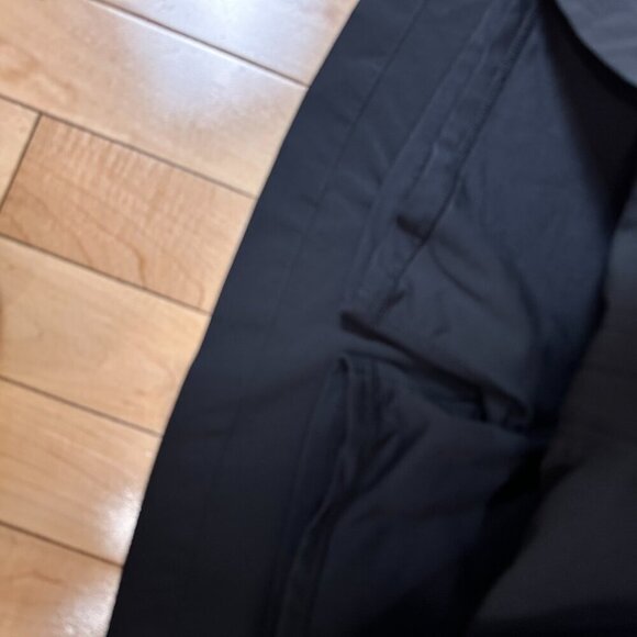 ATHLETA Expedition Zip Front Drawstring Skort Skirt with Shorts Size 10 Black - Picture 3 of 10